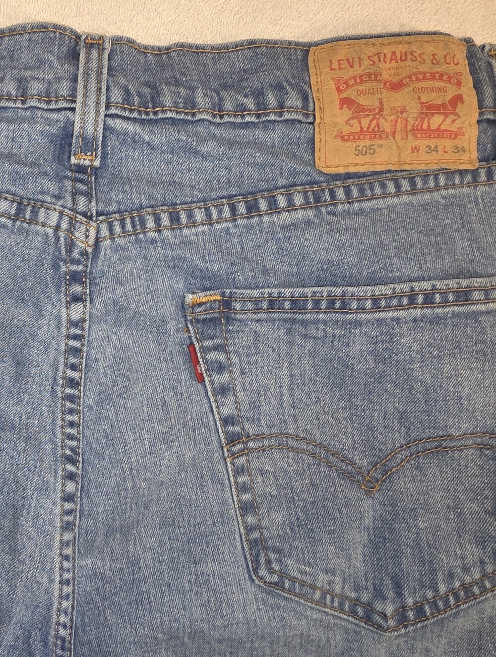 Levi's Light Blue Denim Relaxed Men’s Jeans